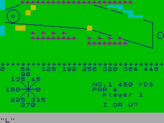 Golf screenshot 5 for ZX Spectrum
